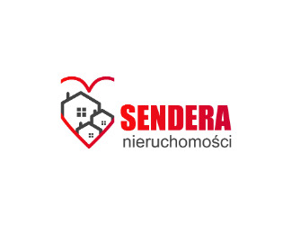Projekt logo dla firmy Sendera nieruchomości | Projektowanie logo
